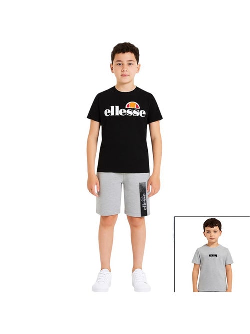 Ellesse - Pack 2 t-shirts e calção menino estampado - Kiabi Ellesse - Pack 2 t-shirts e calção menino estampado - Kiabi