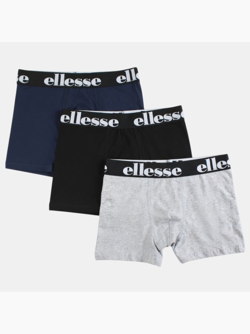 Ellesse - Pack 3 boxers homem Azul-marinho - Kiabi
