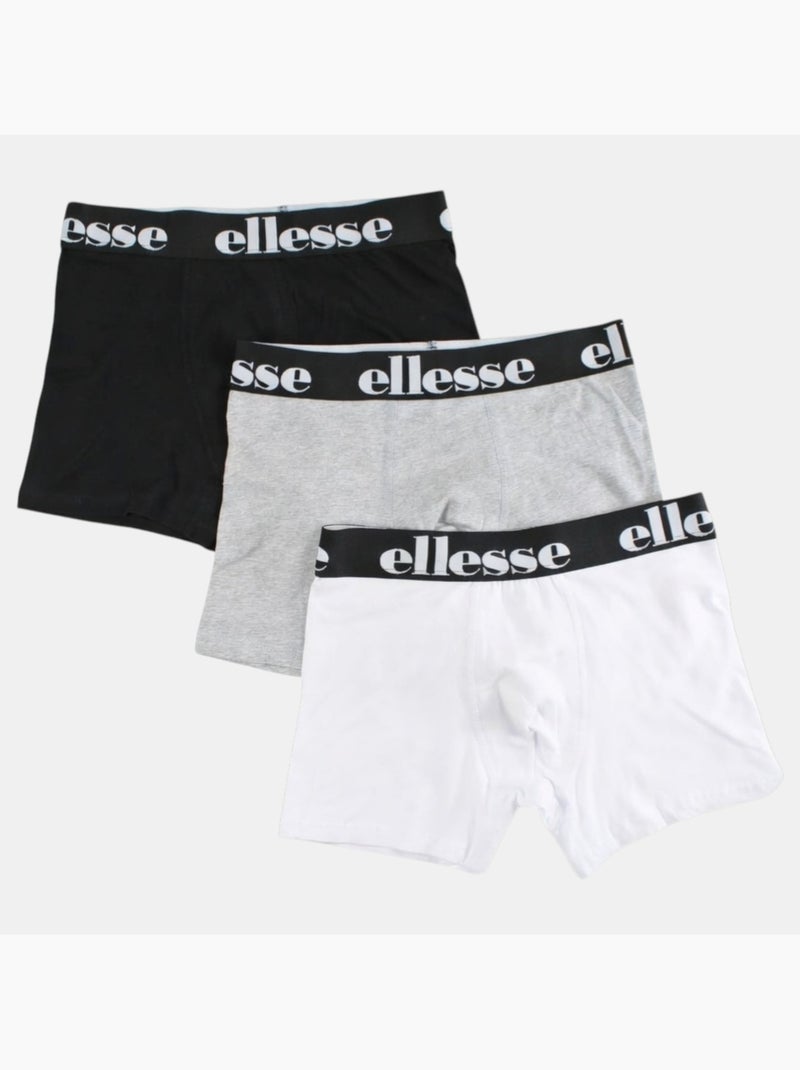 Ellesse - Pack 3 boxers homem Preto - Kiabi