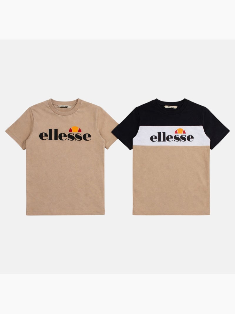 Ellesse - Pack de 2 T-shirts e calça de treino  menino Bege - Kiabi