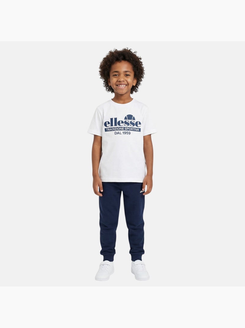 Ellesse - Pack de 2 T-shirts e calça de treino  menino Branco - Kiabi