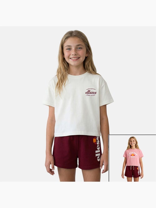 Ellesse - Pack de 2 T-shirts e calções menina - Kiabi Ellesse - Pack de 2 T-shirts e calções menina - Kiabi