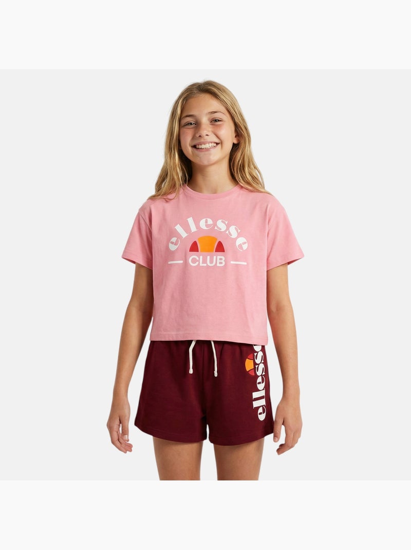Ellesse - Pack de 2 T-shirts e calções  menina Bordô - Kiabi
