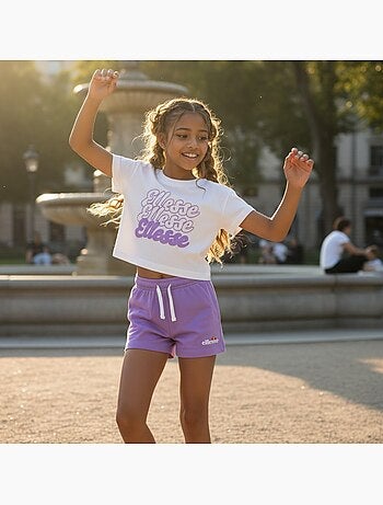 Ellesse - Pack de 2 T-shirts e calções menina