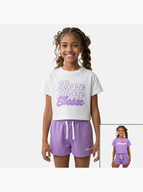 Ellesse - Pack de 2 T-shirts e calções menina - Kiabi Ellesse - Pack de 2 T-shirts e calções menina - Kiabi
