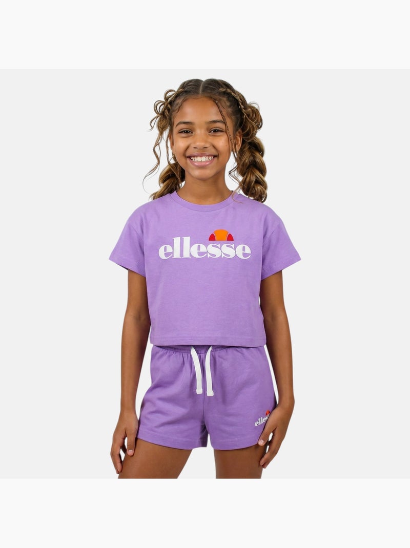 Ellesse - Pack de 2 T-shirts e calções  menina Roxo - Kiabi