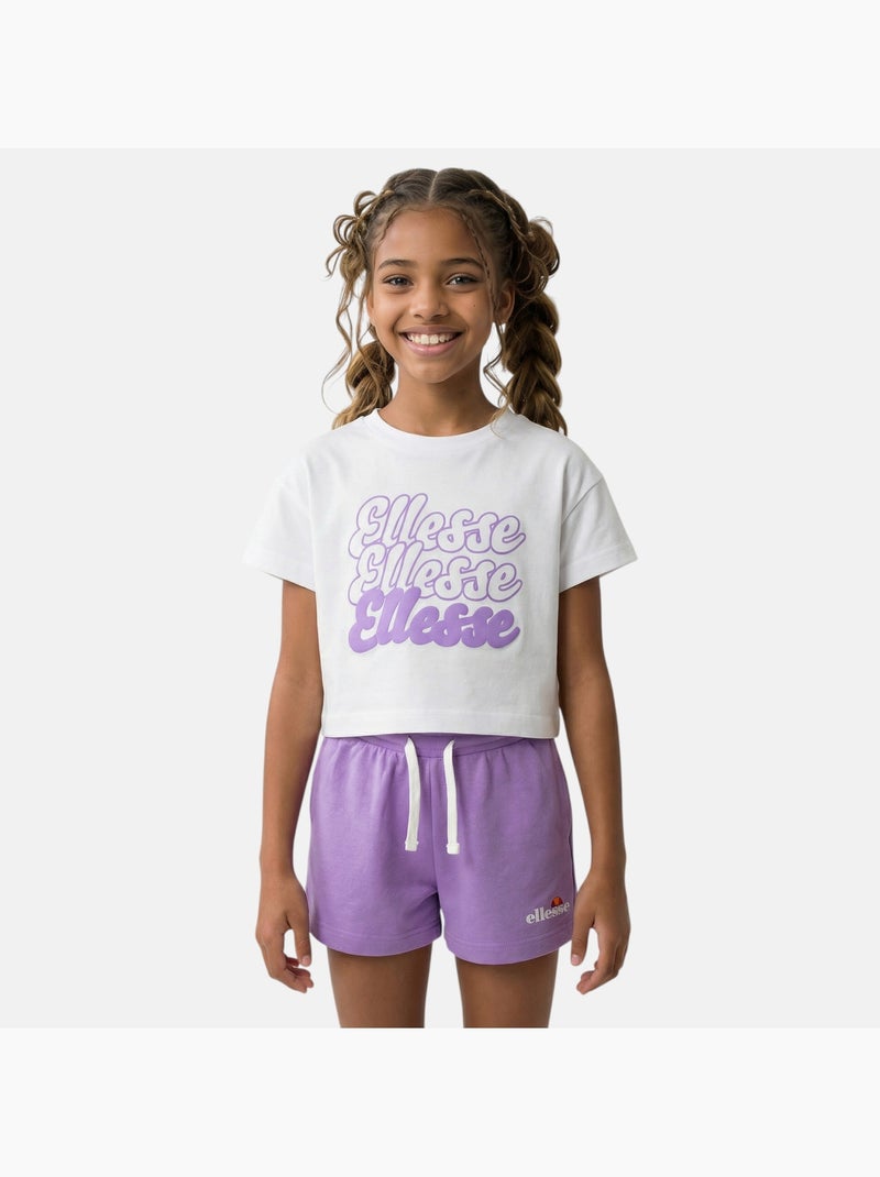 Ellesse - Pack de 2 T-shirts e calções  menina Roxo - Kiabi