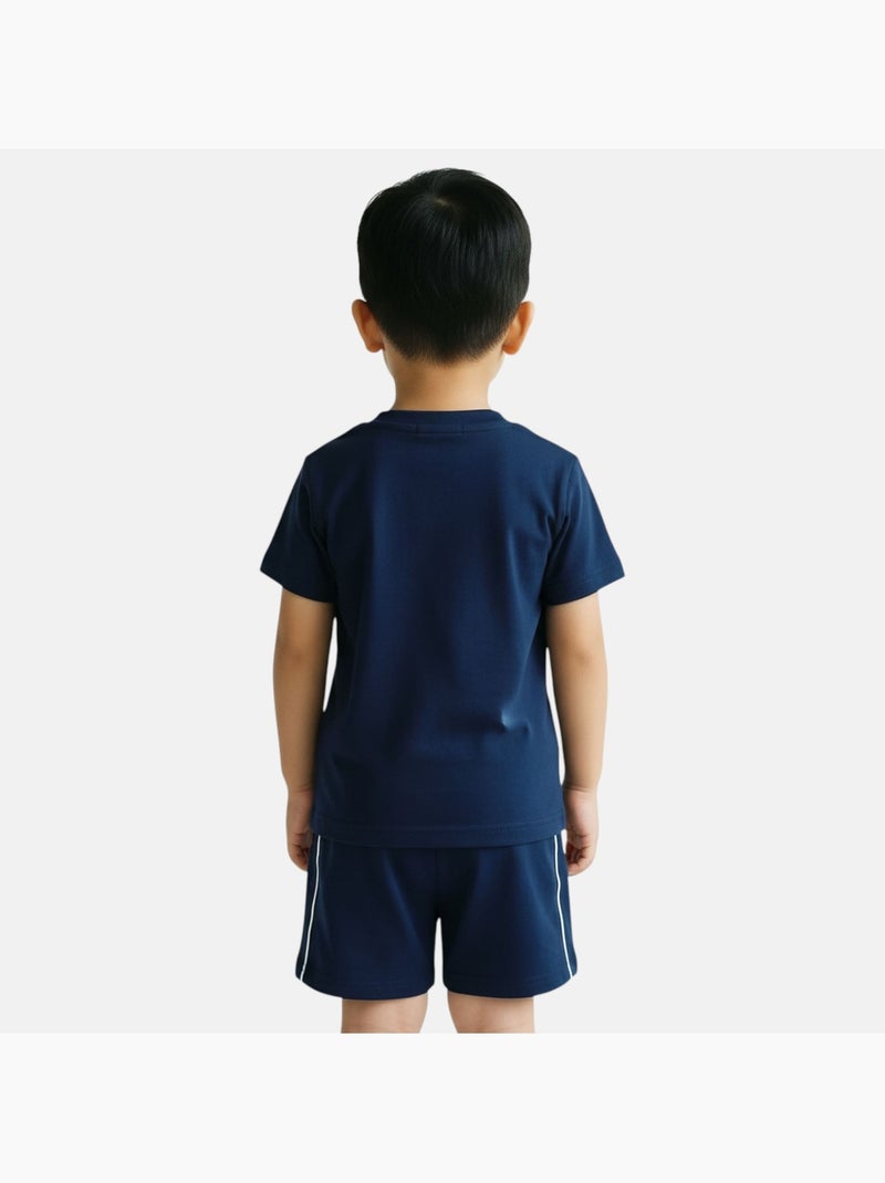 Ellesse - Pack de 2 T-shirts e calções  menino Azul-marinho - Kiabi