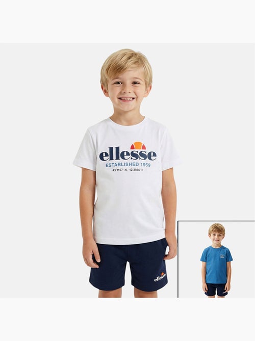 Ellesse - Pack de 2 T-shirts e calções menino - Kiabi Ellesse - Pack de 2 T-shirts e calções menino - Kiabi