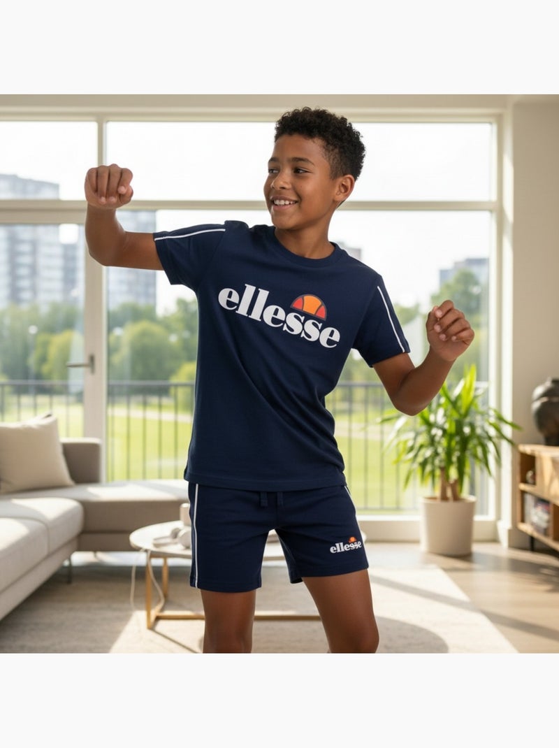 Ellesse - Pack de 2 T-shirts e calções  menino Azul-marinho - Kiabi