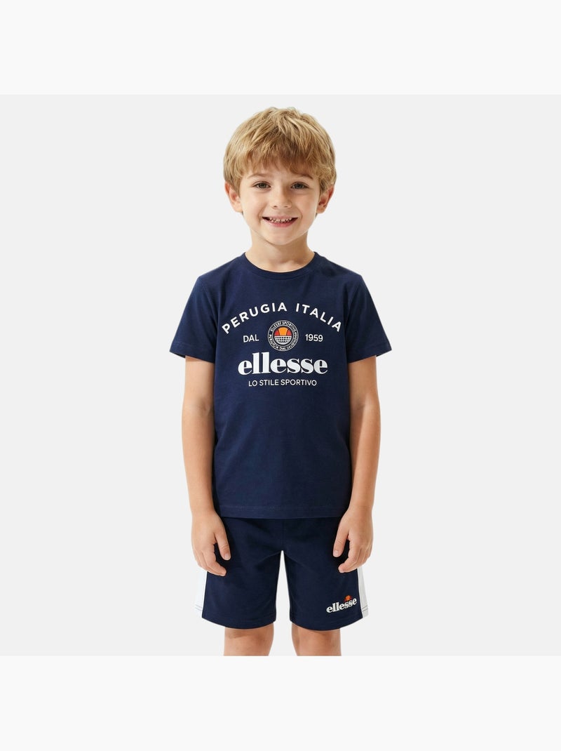 Ellesse - Pack de 2 T-shirts e calções  menino Azul-marinho - Kiabi