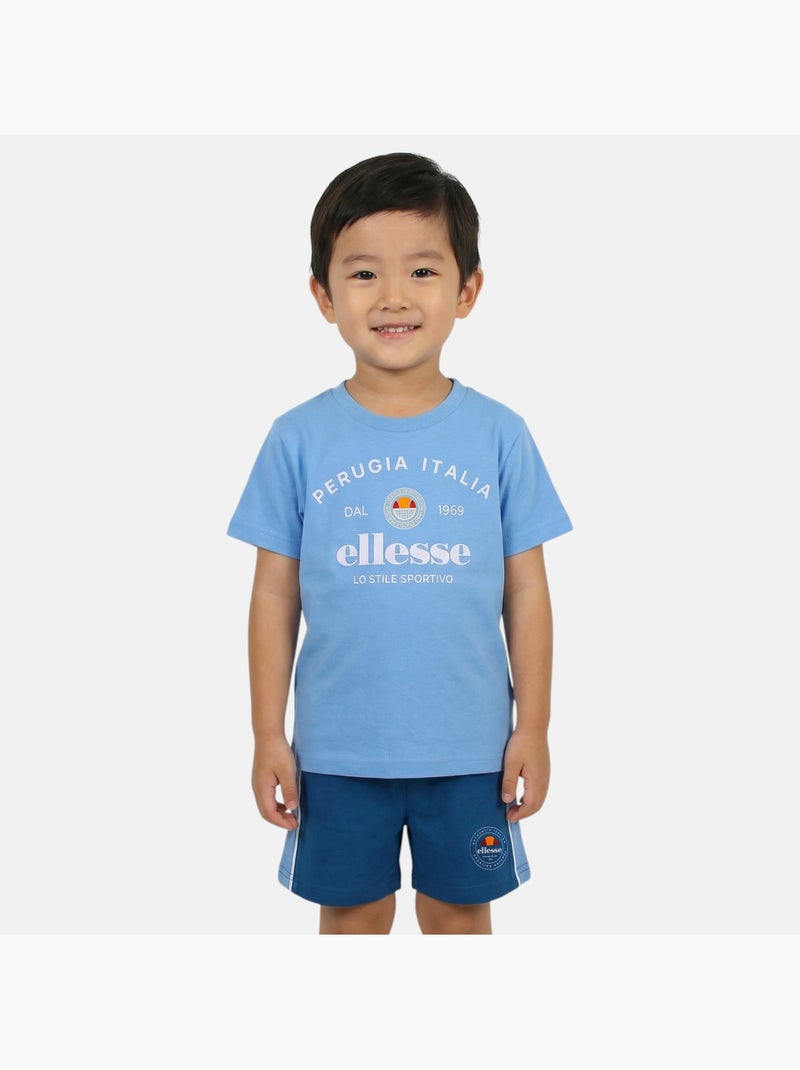 Ellesse - Pack de 2 T-shirts e calções  menino Azul - Kiabi