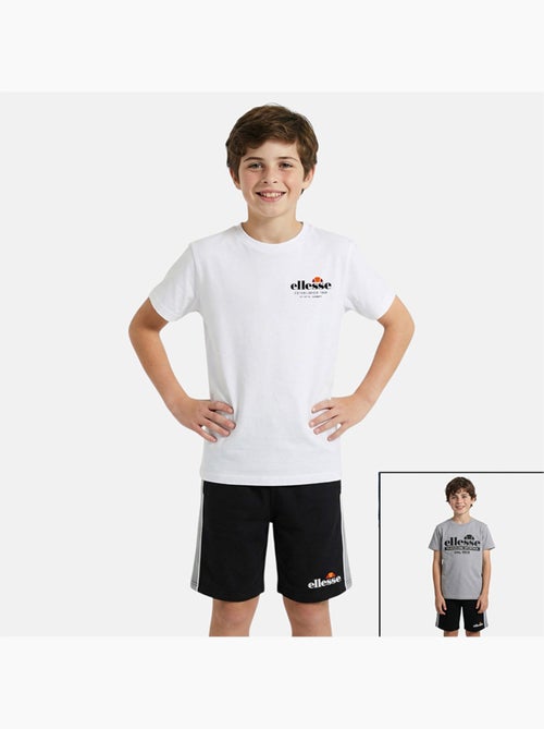 Ellesse - Pack de 2 T-shirts e calções menino - Kiabi Ellesse - Pack de 2 T-shirts e calções menino - Kiabi