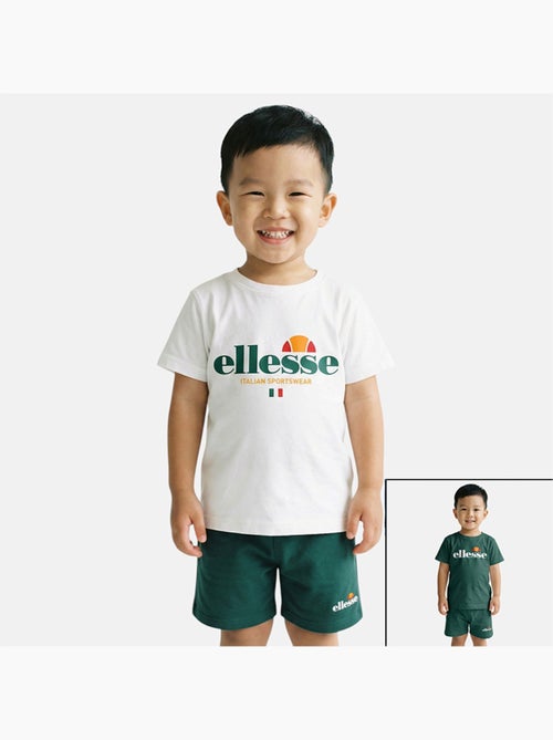 Ellesse - Pack de 2 T-shirts e calções menino - Kiabi Ellesse - Pack de 2 T-shirts e calções menino - Kiabi