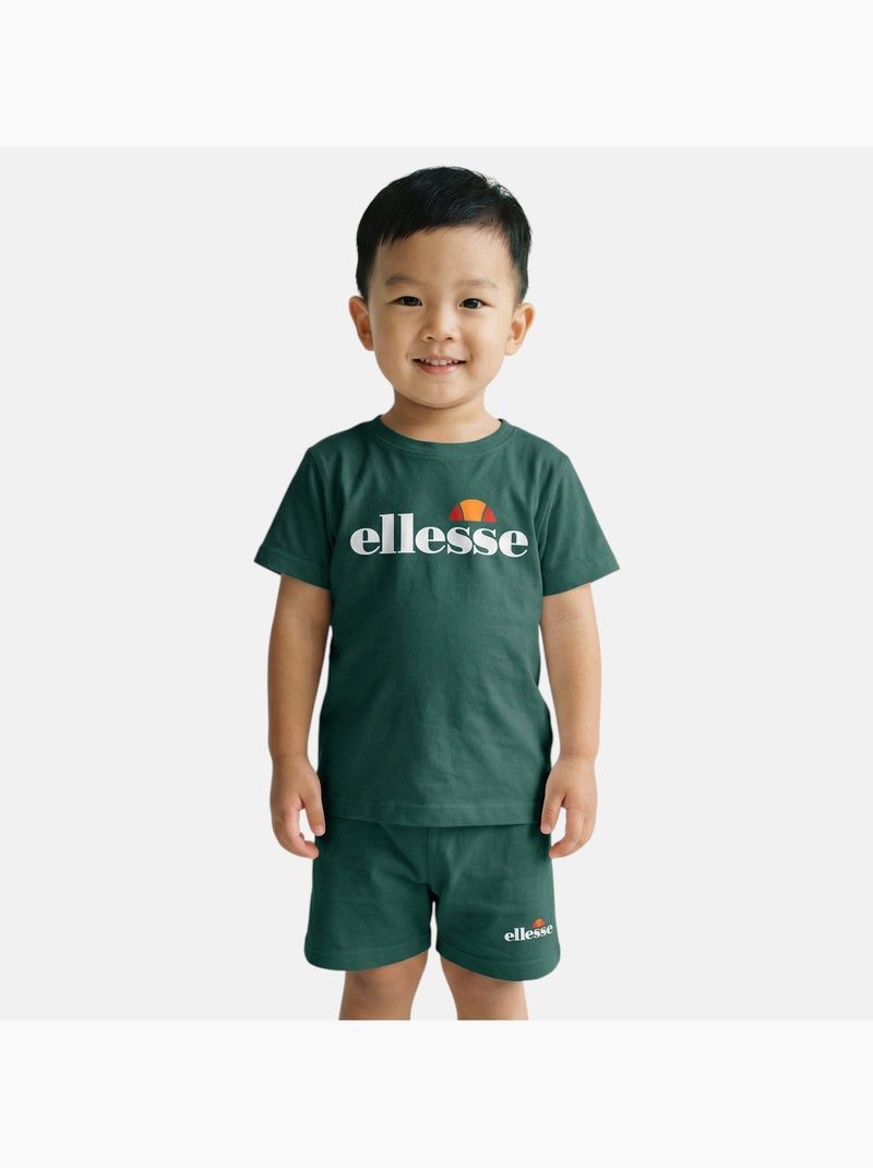 Ellesse - Pack de 2 T-shirts e calções  menino Verde - Kiabi