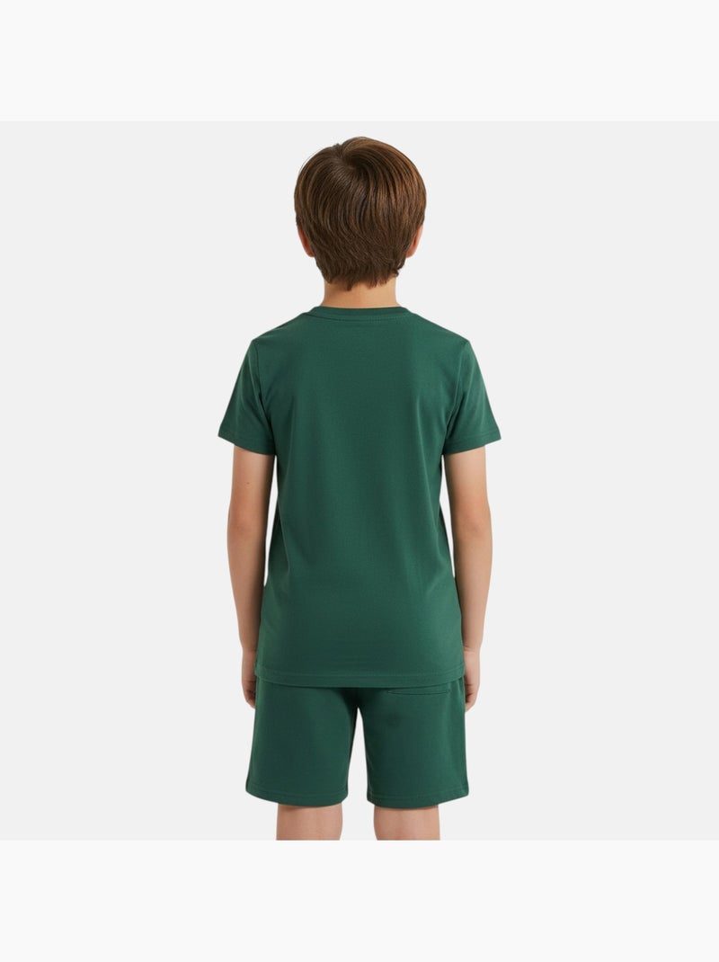 Ellesse - Pack de 2 T-shirts e calções  menino Verde - Kiabi