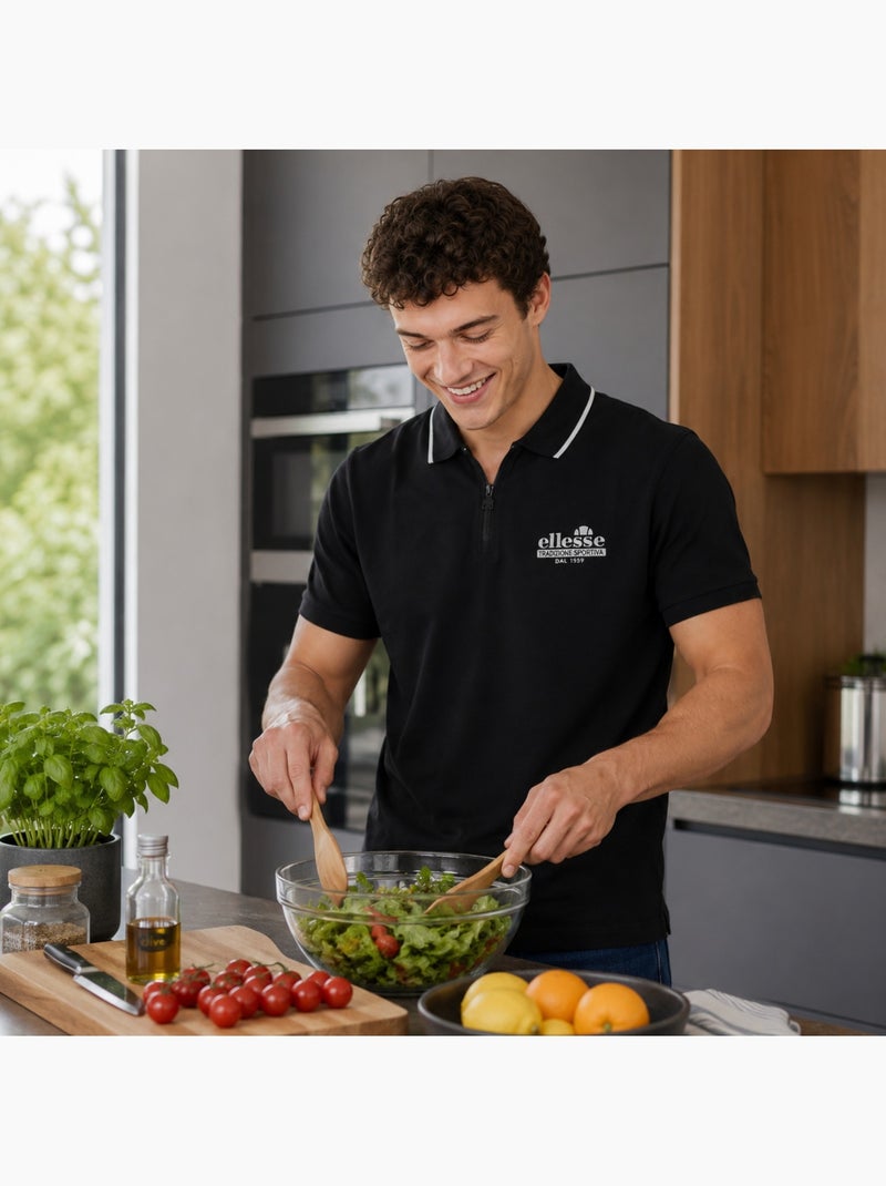 Ellesse - Polo homem Preto - Kiabi