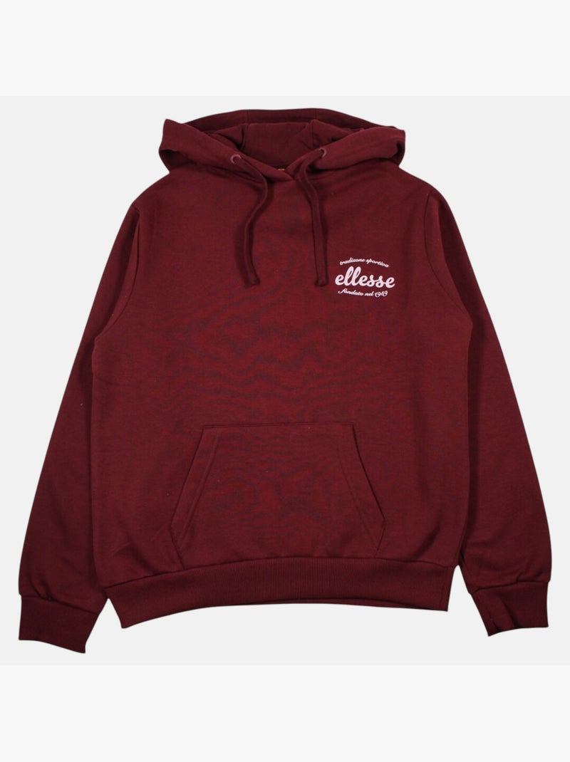 Ellesse - Sweat com capuz mulher Bordô - Kiabi