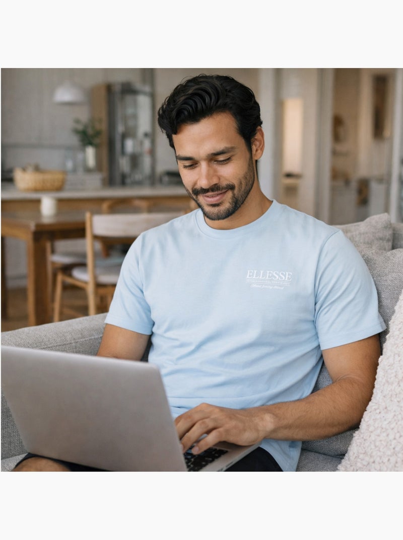 Ellesse - T-shirt manga curta  homem Azul - Kiabi
