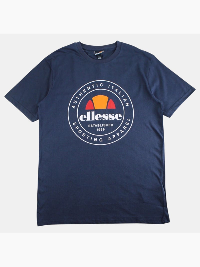 Ellesse - T-shirt manga curta homem estampada Azul-marinho - Kiabi