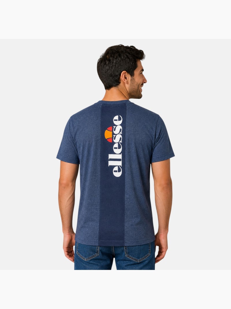 Ellesse - T-shirt manga curta homem estampada Azul-marinho - Kiabi