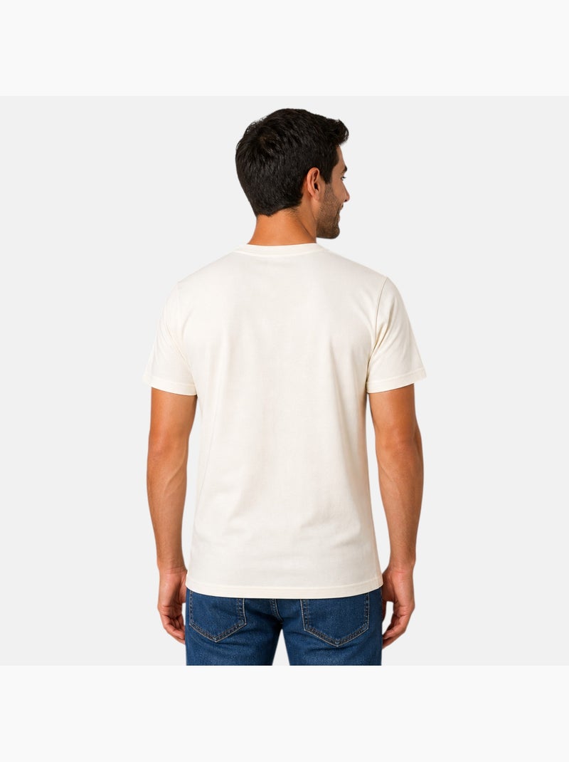 Ellesse - T-shirt manga curta homem estampada Branco - Kiabi
