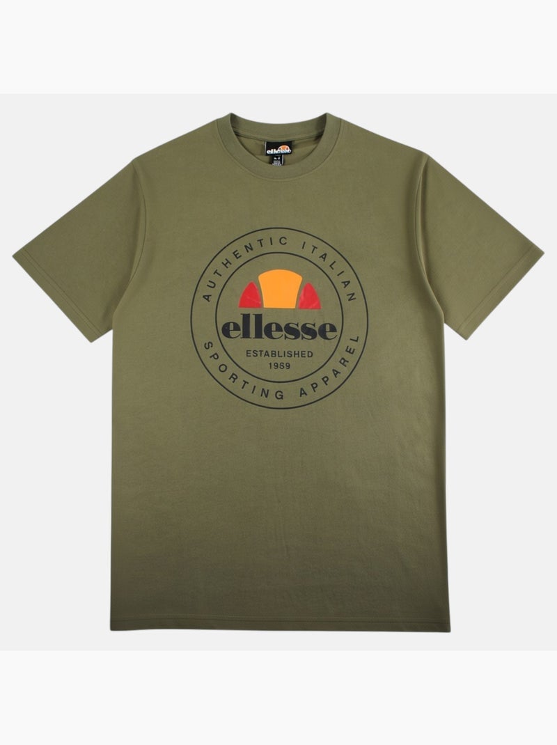 Ellesse - T-shirt manga curta homem estampada Cáqui - Kiabi