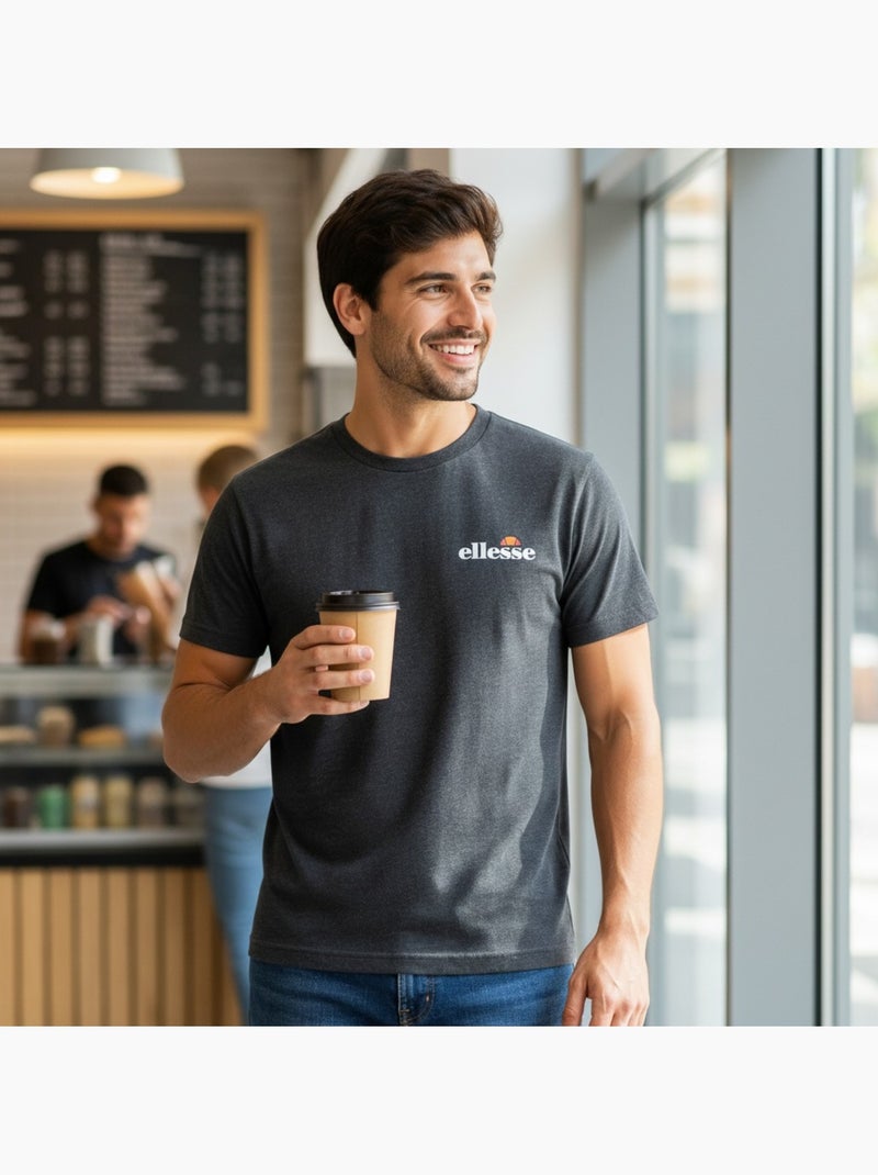 Ellesse - T-shirt manga curta homem estampada Cinza - Kiabi