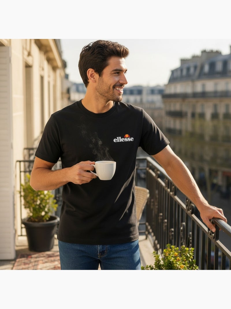 Ellesse - T-shirt manga curta homem estampada Preto - Kiabi