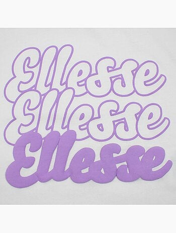Ellesse - T-shirt manga curta menina