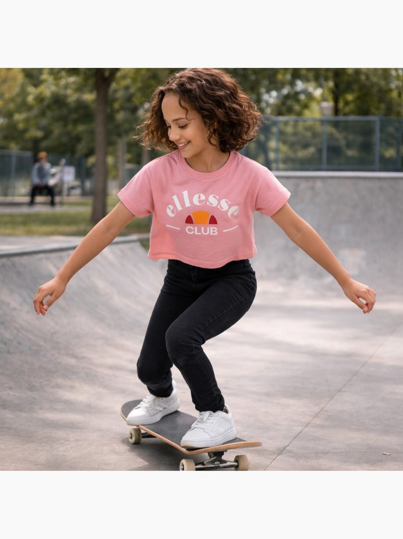 Ellesse - T-shirt manga curta  menina Rosa - Kiabi
