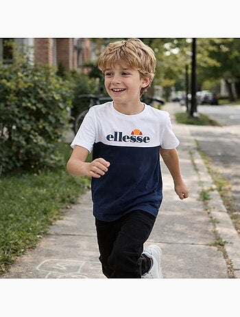 Ellesse - T-shirt manga curta menino