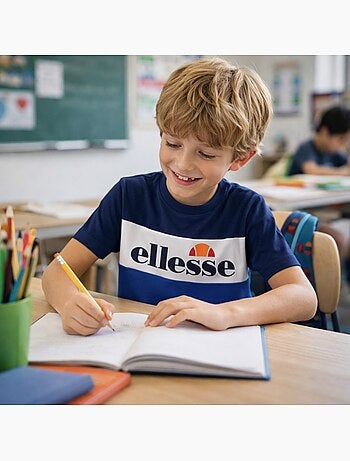 Ellesse - T-shirt manga curta menino