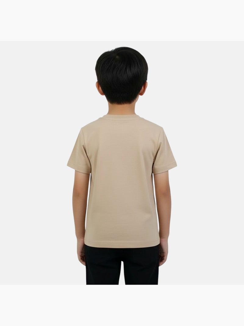 Ellesse - T-shirt manga curta  menino Bege - Kiabi