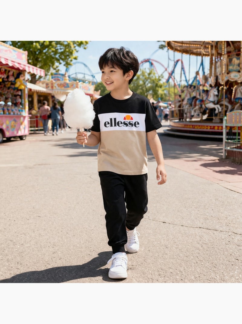 Ellesse - T-shirt manga curta  menino Bege - Kiabi