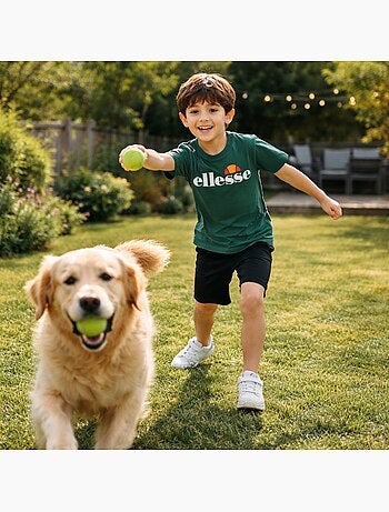 Ellesse - T-shirt manga curta menino