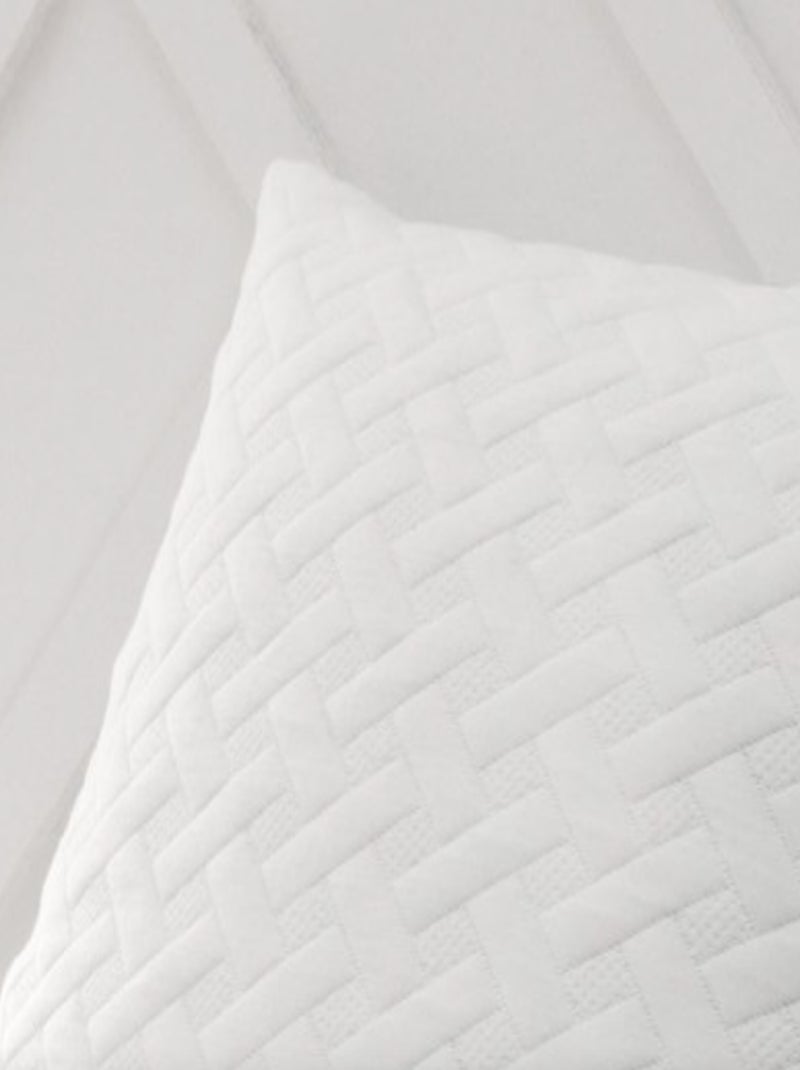Em unidade poliéster flocon mémoire de forme promo linge Branco - Kiabi