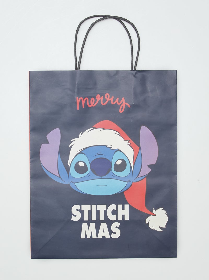 Embalagem presente formato XL 'Stitch' 'Disney' AZUL - Kiabi