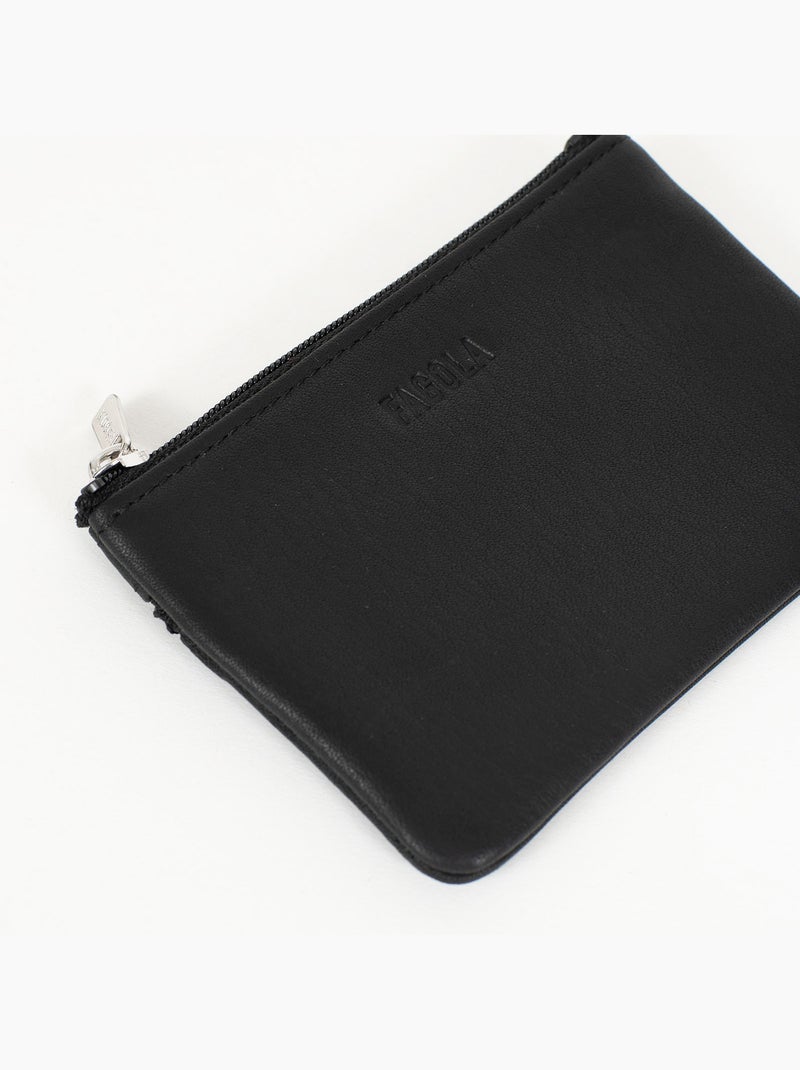 Émy - porta-moedas - couro Preto - Kiabi
