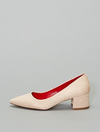 Escarpins com salto quadrado - Kiabi