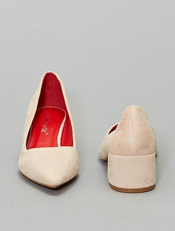 Escarpins com salto quadrado - Kiabi