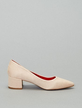 Escarpins com salto quadrado - Kiabi