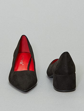 Escarpins com salto quadrado - Kiabi