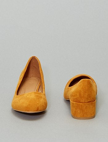 Escarpins de camurça sintética - Kiabi