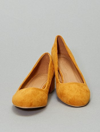 Escarpins de camurça sintética - Kiabi