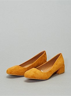 Escarpins de camurça sintética - Kiabi