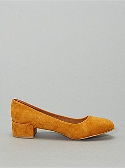 Escarpins de camurça sintética - Kiabi