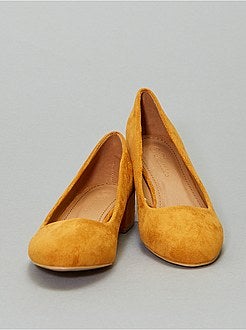 Escarpins de camurça sintética - Kiabi