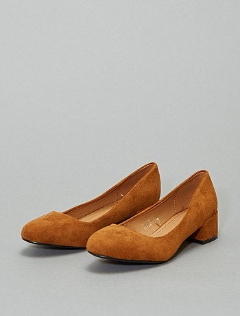 Escarpins de camurça sintética - Kiabi