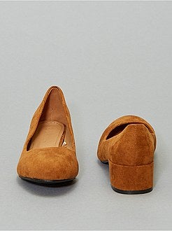 Escarpins de camurça sintética - Kiabi